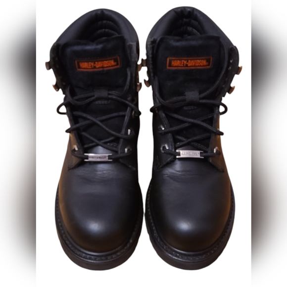 Harley-Davidson size 7½ M black boots - Picture 7 of 12